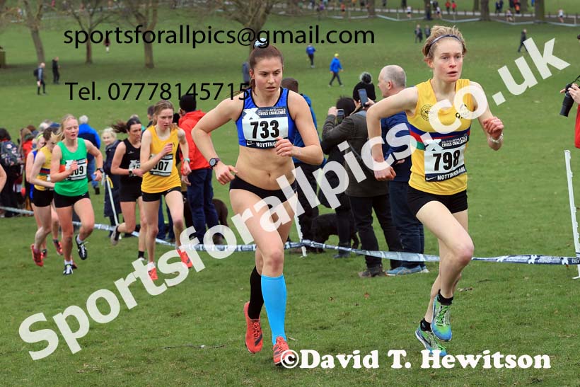 Senior Women, 2024 CAU Inter Counties Cross Country Champs., Wollaton Park, Nottingham. Photo: David T. Hewitson/Sports for All Pics